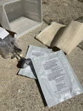 Feta Starter Kit — complete inhoud uitgestald
Feta Starter Kit — complete contents laid out